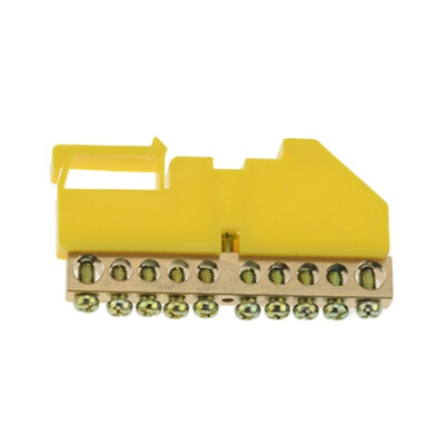 2gab sadales kārbas sliežu spaiļu bloks liesmu slāpējošs plastmasas vadu loka spaiļu bloks Savienotāja spaile 6 8 10 12 caurums