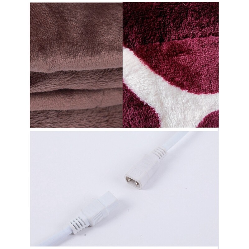 Електрическо одеяло По-дебел нагревател Единичен нагревател за тяло Отопляемо одеяло Наколенки Електрическо одеяло Електрическо отопление US Plug