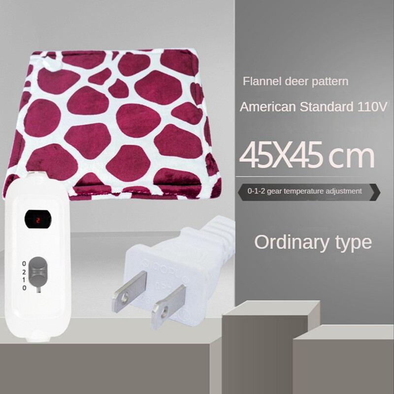 Електрическо одеяло По-дебел нагревател Единичен нагревател за тяло Отопляемо одеяло Наколенки Електрическо одеяло Електрическо отопление US Plug