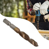 1 buc. Burghie de foraj din cobalt, scule de robinet compozit integrate HSS/M4/M5/M6/M8/M10 pentru piese de scule de foraj mecanic