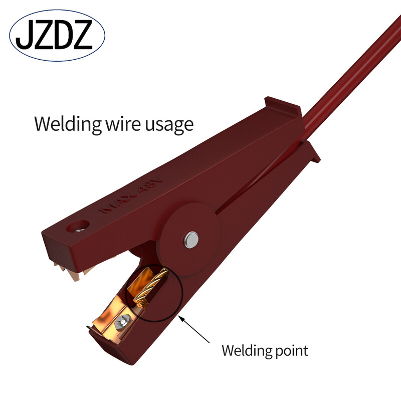 JZDZ raskeveokite alligaatoriklambrid, puhas vask, akulaadija klambrid, toitevahetus, hüppaja kaabliklambrid, keevitusklambrid J60059