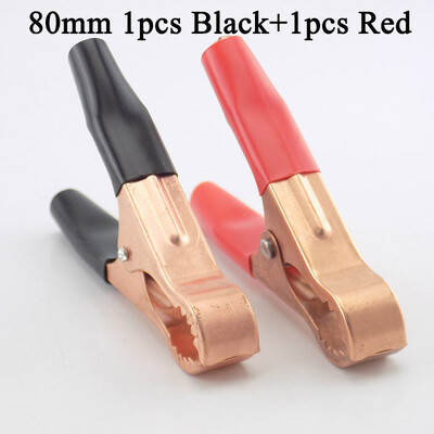 Cleme electrice crocodil 5A/30A/50A/100A Cleme pentru baterie de mașină pentru sondă de testare auto Conector clemă crocodil Instrumente electrice de bricolaj