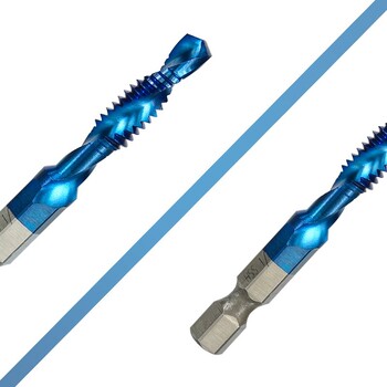 XCAN HSS Spiral Screw Tap Drill 6-32 8-32 10-24 10-32 12-24 1/4-20 NC Thread Tap Hex Shank Machine Plug Tap Hand Tool 6τμχ