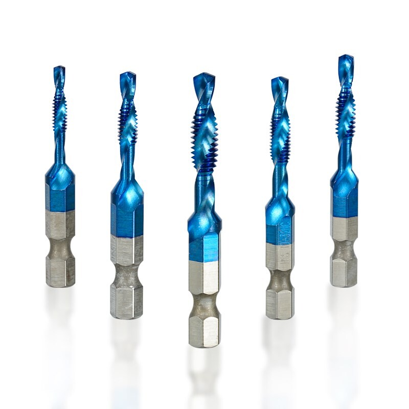 XCAN HSS Spiralna svrdla za navojne navoje 6-32 8-32 10-24 10-32 12-24 1/4-20 NC navojna navojna navojna navojna navojna navojna nareznica Ručni alat za strojne nareznice 6 kom