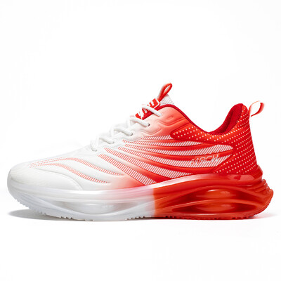 Jauni vīriešu skriešanas apavi Elpojoši, triecienu absorbējoši basketbola apavi Modernas un modernas šņorējamas kedas, sporta apavi treniņiem