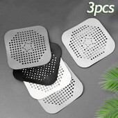 3GAB kanalizācijas matu uztvērējs filtrs izlietne pret bloķēšanu sietiņš vanna dušas grīda Silikona aizbāznis pārsegs virtuves vannas istabas aksesuārs