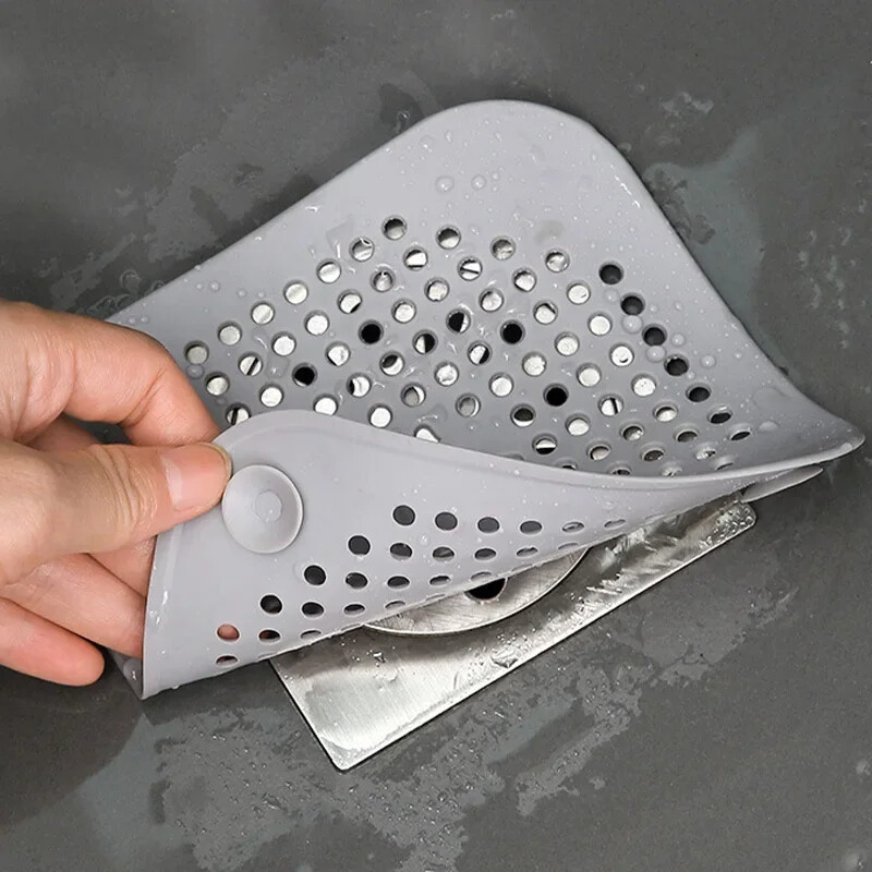 3GAB kanalizācijas matu uztvērējs filtrs izlietne pret bloķēšanu sietiņš vanna dušas grīda Silikona aizbāznis pārsegs virtuves vannas istabas aksesuārs