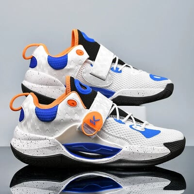 Augstas kvalitātes vīriešu basketbola apavi sieviešu zīmola dizaina basketbola kedas āra gumijas pretslīdes sporta apavi vīriešiem