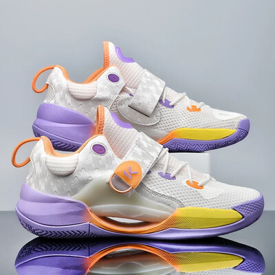 Augstas kvalitātes vīriešu basketbola apavi sieviešu zīmola dizaina basketbola kedas āra gumijas pretslīdes sporta apavi vīriešiem