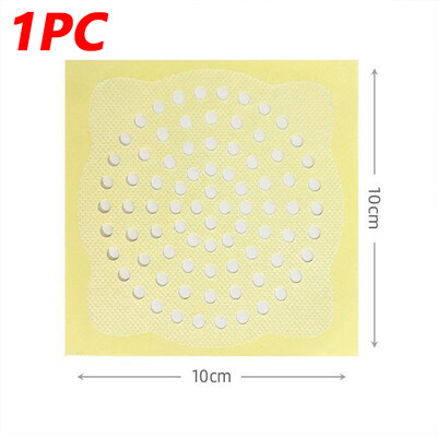 10/1 buc. Scurgere de duș decupabilă pentru captare a părului Autocolante autoadezive pentru scurgerea pardoselii, de unică folosință, cu plasă pentru chiuvetă, filtru pentru baie