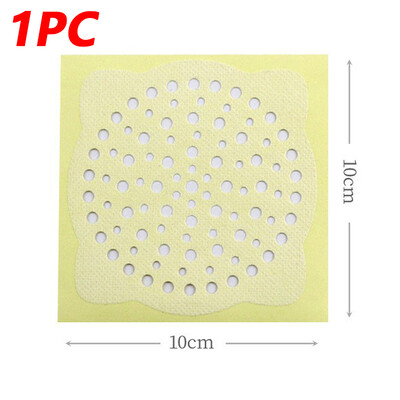 10/1 buc. Scurgere de duș decupabilă pentru captare a părului Autocolante autoadezive pentru scurgerea pardoselii, de unică folosință, cu plasă pentru chiuvetă, filtru pentru baie