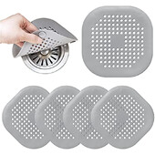 1/2/3/5 buc. Capac de scurgere de duș pentru captarea părului pentru a împiedica părul să coboare prin scurgere Opritor de păr din silicon cu ventuză