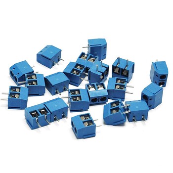 60Pcs 5Mm Pitch 2 Pin & 3 Pin PCB Βιδωτή υποδοχή τερματικού μπλοκ για Arduino (50 X 2 Pin, 10 X 3 Pin)