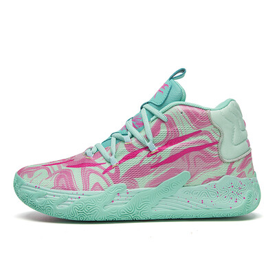 Basketbola apavi Vīriešu āra pretslīdēšanas nodilumizturīgi gumijas sporta treniņu apavi Īsti triecienu absorbējoši studenti, augstas kvalitātes