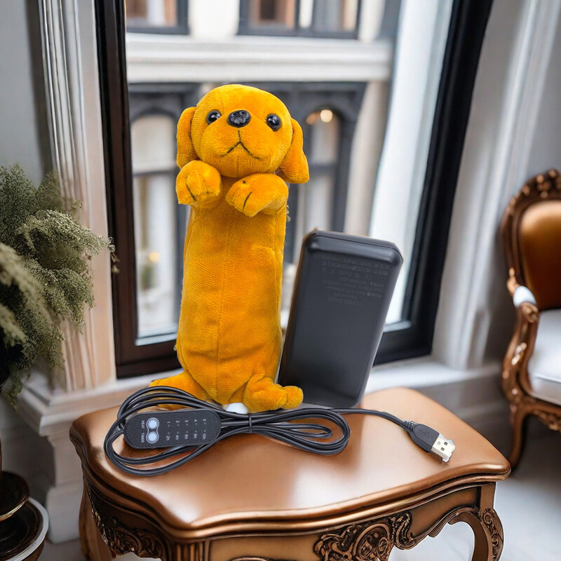 Jauki suņu siltuma spilventiņi USB elektriskie spilventiņu lelles perioda krampjiem, sāpju mazināšanai, karstā komprese pusaudžu mātei, dāvanā tufēti dzīvnieku sildīšanas paliktņi