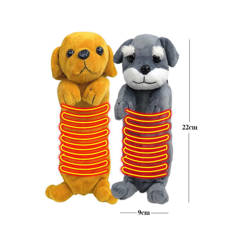 Jauki suņu siltuma spilventiņi USB elektriskie spilventiņu lelles perioda krampjiem, sāpju mazināšanai, karstā komprese pusaudžu mātei, dāvanā tufēti dzīvnieku sildīšanas paliktņi