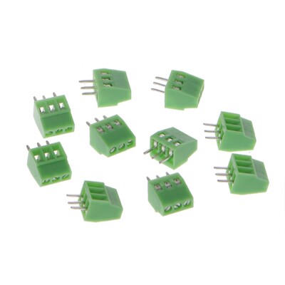 10 vnt 2Pin-10Pin Sraigtinis PCB montuojamas gnybtų blokų jungtis 2,54mm