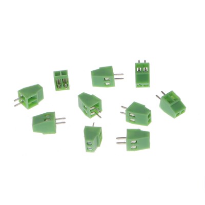 10 vnt 2Pin-10Pin Sraigtinis PCB montuojamas gnybtų blokų jungtis 2,54mm