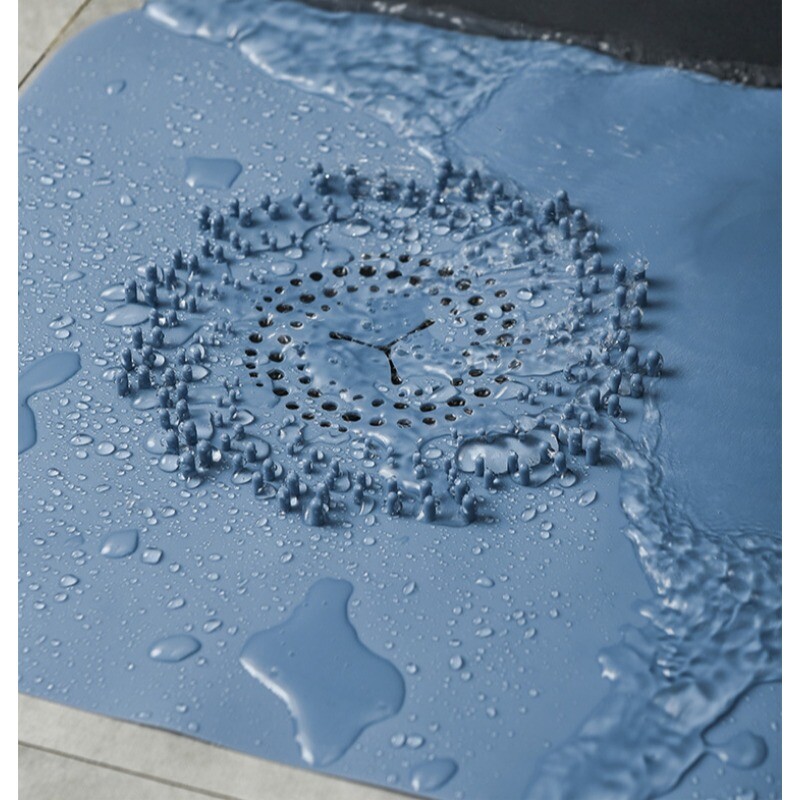 Blokavimą stabdantis plaukų gaudiklis ir kamštis, kamštis gaudyklė dušo grindų kanalizacijos dangčiai kriauklės sietelis filtras vonios kambario virtuvės priedai 1vnt