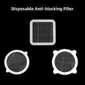 Vienkartinis antiblokavimo filtras grindų kanalizacijos lipdukas tinklinis plaukų gaudiklis Kamštis dušo kanalizacijos dangtis vonios kambarys virtuvės kriauklės blokatorius