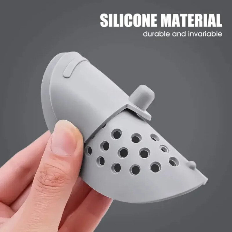 Plaukų filtras kriauklės kanalizacijos dangtis Dezodoravimas drenažo išleidimo angos preso tipas Sukamas reguliuojamas grindų nutekėjimas dušo nutekėjimo plaukų gaudyklė