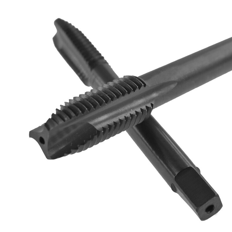 7gab. Taisns Flute Tap HSS Mašīnas Skrūves vītnes Metriskā Spraudņa Tapurbis M3 M4 M5 M6 M8 M10 M12 Metālapstrādes vītņgriezes rīks