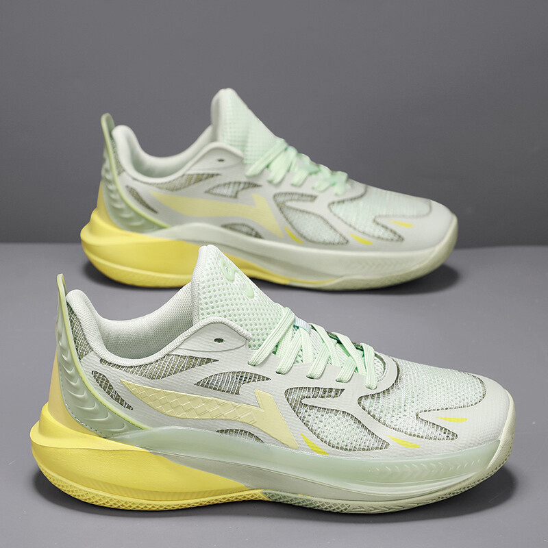 2024, noi bărbați ușori, cu rechin alb, poartă pantofi de baschet anti-alunecare respirabili, pantofi sport pentru studenți