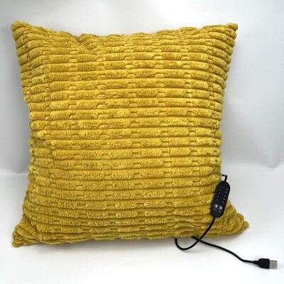 45 x 45 cm USB elektriskais spilvens, pārnēsājams apsildes spilvens, 5 bloku temperatūras kontrole menstruāciju krampju perioda sāpju mazināšanai, apsildāms spilventiņš