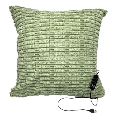 45 x 45 cm USB elektriskais spilvens, pārnēsājams apsildes spilvens, 5 bloku temperatūras kontrole menstruāciju krampju perioda sāpju mazināšanai, apsildāms spilventiņš