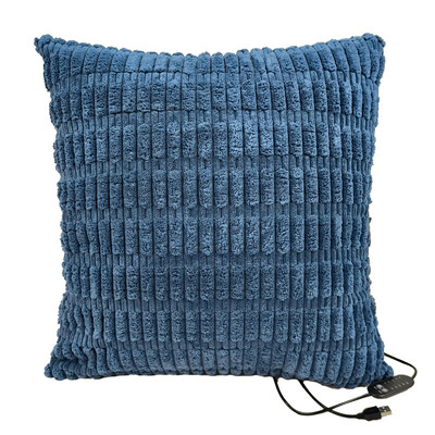 45 x 45 cm USB elektriskais spilvens, pārnēsājams apsildes spilvens, 5 bloku temperatūras kontrole menstruāciju krampju perioda sāpju mazināšanai, apsildāms spilventiņš
