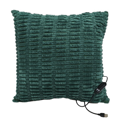 45 x 45 cm USB elektriskais spilvens, pārnēsājams apsildes spilvens, 5 bloku temperatūras kontrole menstruāciju krampju perioda sāpju mazināšanai, apsildāms spilventiņš