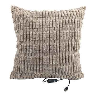 45 x 45 cm USB elektriskais spilvens, pārnēsājams apsildes spilvens, 5 bloku temperatūras kontrole menstruāciju krampju perioda sāpju mazināšanai, apsildāms spilventiņš