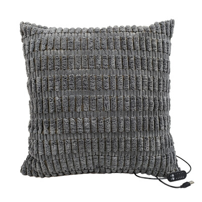 45 x 45 cm USB elektriskais spilvens, pārnēsājams apsildes spilvens, 5 bloku temperatūras kontrole menstruāciju krampju perioda sāpju mazināšanai, apsildāms spilventiņš