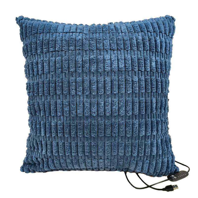 45 x 45 cm USB elektriskais spilvens, pārnēsājams apsildes spilvens, 5 bloku temperatūras kontrole menstruāciju krampju perioda sāpju mazināšanai, apsildāms spilventiņš