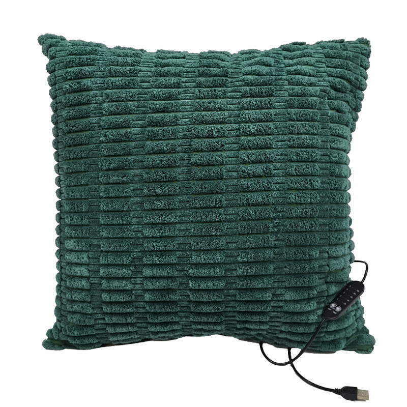 45 x 45 cm USB elektriskais spilvens, pārnēsājams apsildes spilvens, 5 bloku temperatūras kontrole menstruāciju krampju perioda sāpju mazināšanai, apsildāms spilventiņš