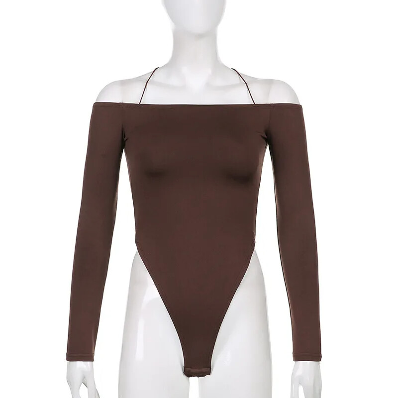 Eiropas un Amerikas Savienoto Valstu kombinezons vienkrāsains sieviešu sporta joga seksīgs, slaids, pieguļošs dizains bezmuguras krusts franču apaļa kakla daļa