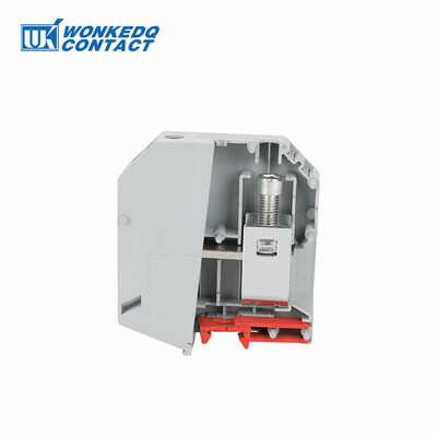 1Pcs UKH150 Високотоков винт UK Terminal Напречно сечение 150 mm² Кабелен проводник Електрически съединител Клемни блокове за DIN шина UKH 150