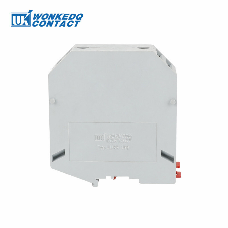 1Pcs UKH150 Високотоков винт UK Terminal Напречно сечение 150 mm² Кабелен проводник Електрически съединител Клемни блокове за DIN шина UKH 150