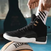 Basketbalové topánky pre mužov, nové módne vysoké čižmy, čiernobiele, outdoorové športové členkové topánky, pohodlné, veľkosť 39-47, pánske tenisky