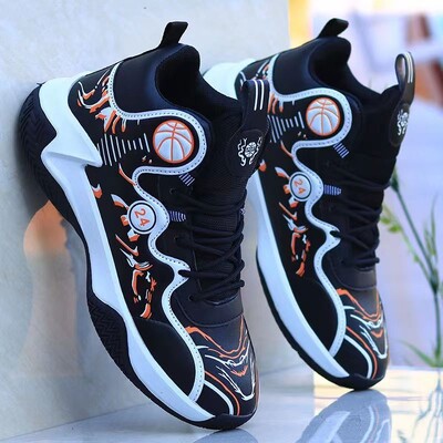 Pantofi de baschet de marcă pentru bărbați Pantofi sport înalți Amortizare Hombre Athletic sapato masculino Pantofi negru confortabili pentru bărbați