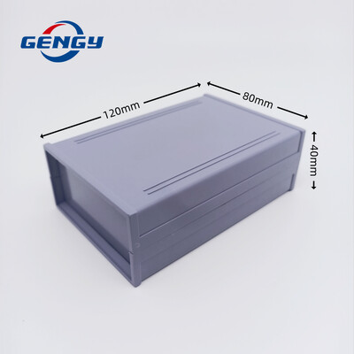 Korpusa korpuss Plastmasas projekta kastes shēmas plates projekts Elektroniskā DIY vadu sadales kārbas Korpusa korpusa vadības kārbas