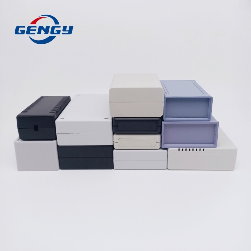 Korpusa korpuss Plastmasas projekta kastes shēmas plates projekts Elektroniskā DIY vadu sadales kārbas Korpusa korpusa vadības kārbas