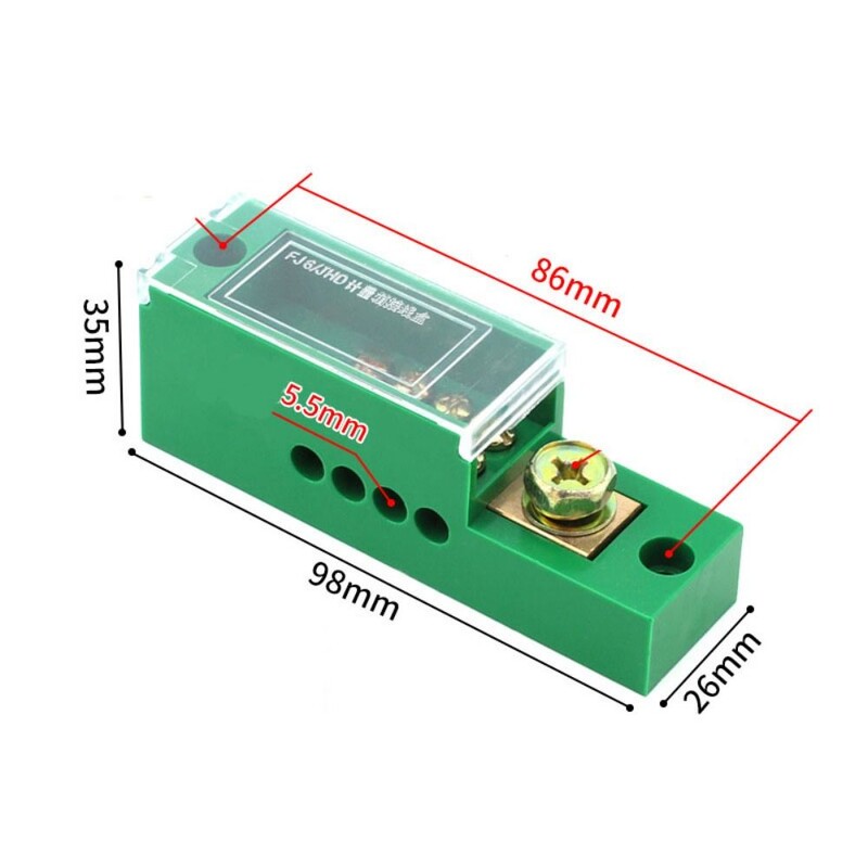 Нов униполярен сплитер Разклонителна кутия Забавящ измервателен шкаф Телен клемен блок Забавящ пламъка Електрически аксесоари