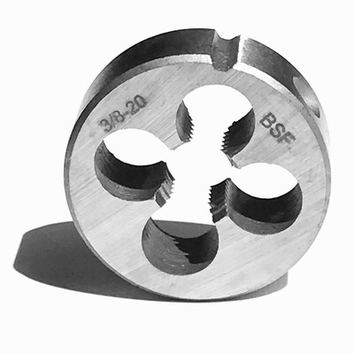 Nemokamas 9Sicr plieno, pagaminto BSF 3/8"-20 rankinio sriegimo ir štampavimo dešinės rankos, pristatymas, skirtas plieno geležies aliuminio vario ruošinio sriegiams gaminti