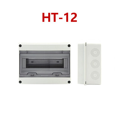 Elektriskās sadales kārbas eņģes vāks caurspīdīgs vāks IP65 elektriskais projekts ar korpusu 2/3/5/8/12 ķēdes sadales kārba