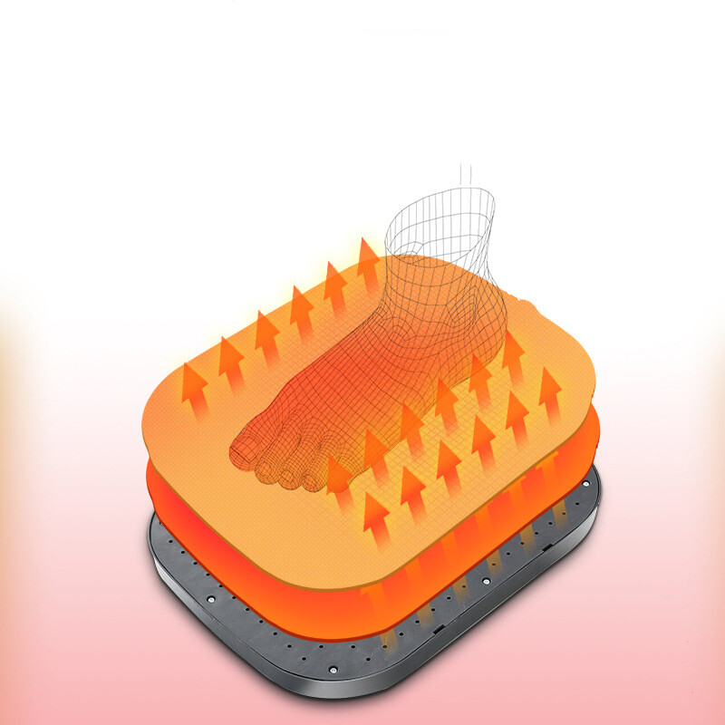 Încălzitor electric încălzit pentru picioare, cu temporizator, pantofi moale, calduri de pluș, papuci, pernuță de încălzire, încălzitor pentru picioare, siguranță, 3 moduri, detașabil, lavabil