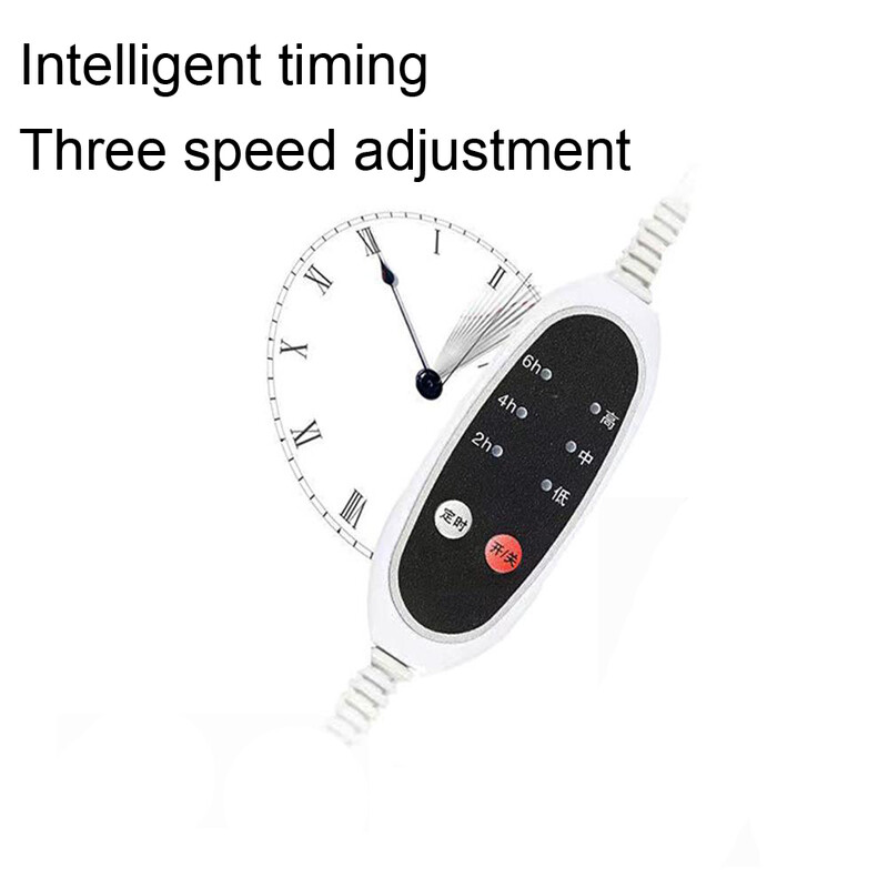 Încălzitor electric încălzit pentru picioare, cu temporizator, pantofi moale, calduri de pluș, papuci, pernuță de încălzire, încălzitor pentru picioare, siguranță, 3 moduri, detașabil, lavabil