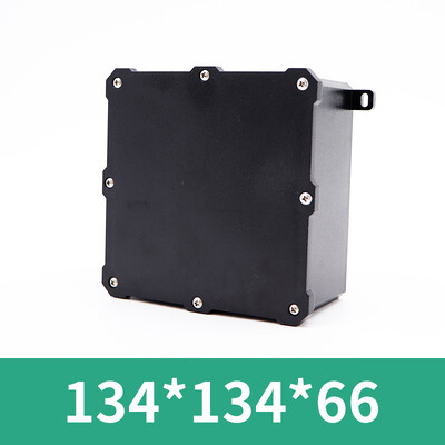 Plastmasas ūdensnecaurlaidīga kastePC liesmu slāpējoša āra ūdensnecaurlaidīga sadales kārba IP68Elektrisko instrumentu korpuss Blīvēšanas kaste melna