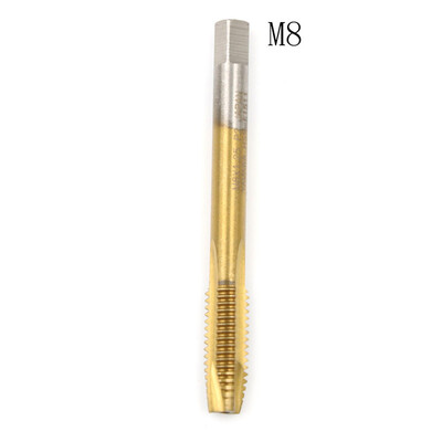 Visokokvalitetni HSS stroj od titana Bušilica za desnu nareznicu Spiralni vrh Navojni utikač Ručka za nareznice M2/M2.5/M3/M3.5/M4/M5/M6/M8