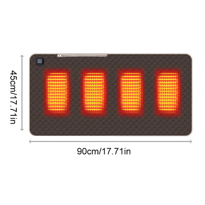 5 V USB gulēšanas elektriskais apsildes spilventiņš, apsildāms spilvens, aukstumizturīgs, 3 līmeņu temperatūra āra kempingam, apsildāms elektriskais paklājiņš